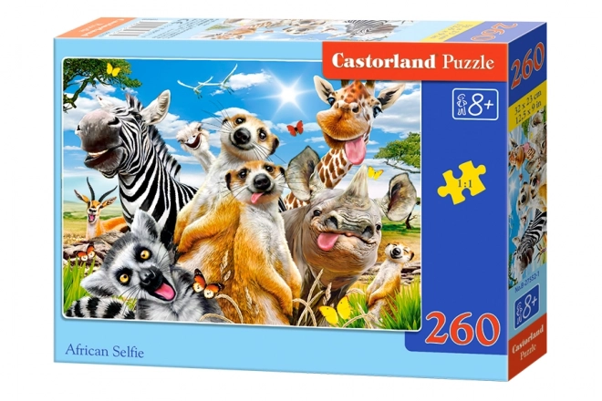 Puzzle 260 dielikov Africké zvieratá pre deti od 8 rokov od Castorland