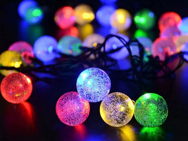 Solárne záhradné svetlá 20 LED multicolor