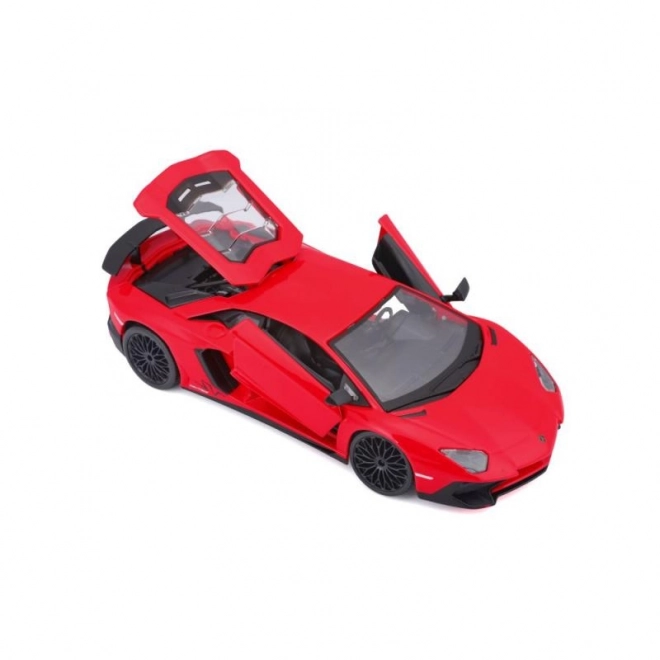 Bburago Lamborghini Aventador červené 1:24