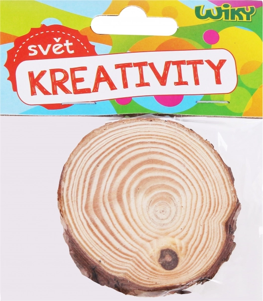 Drevené koliesko 6–7 × 0,5 cm, sada 2 ks