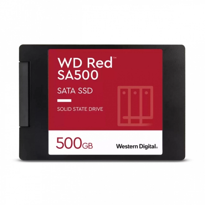 Červený SSD Disk 500GB SATA