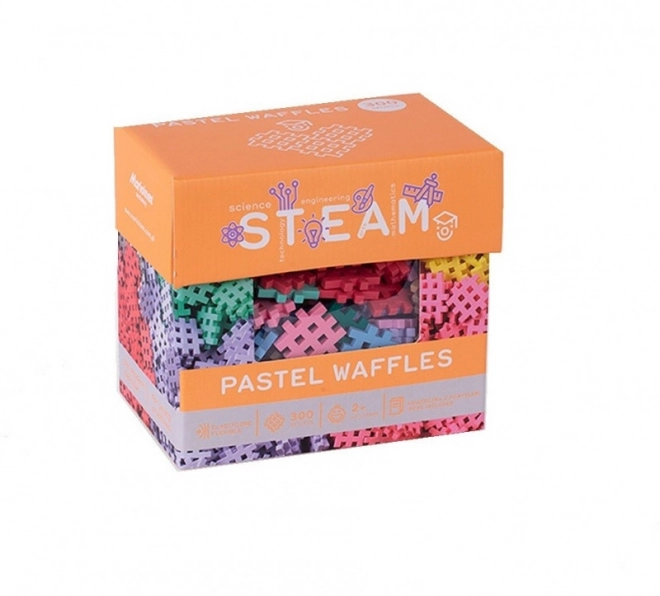 Stavebnice Waffle Mini Pastel 300 ks