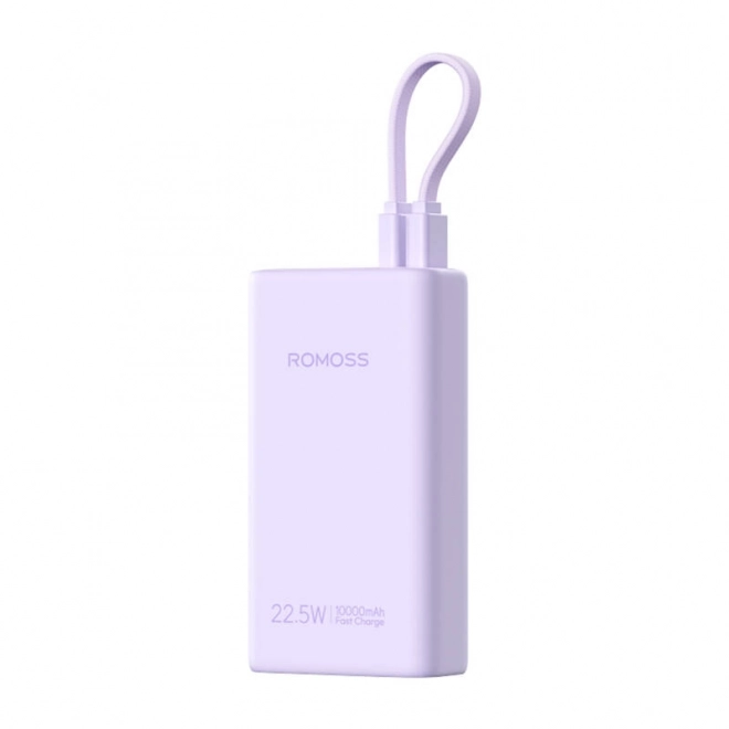 Elegantná powerbanka Romoss 10000mAh fialová