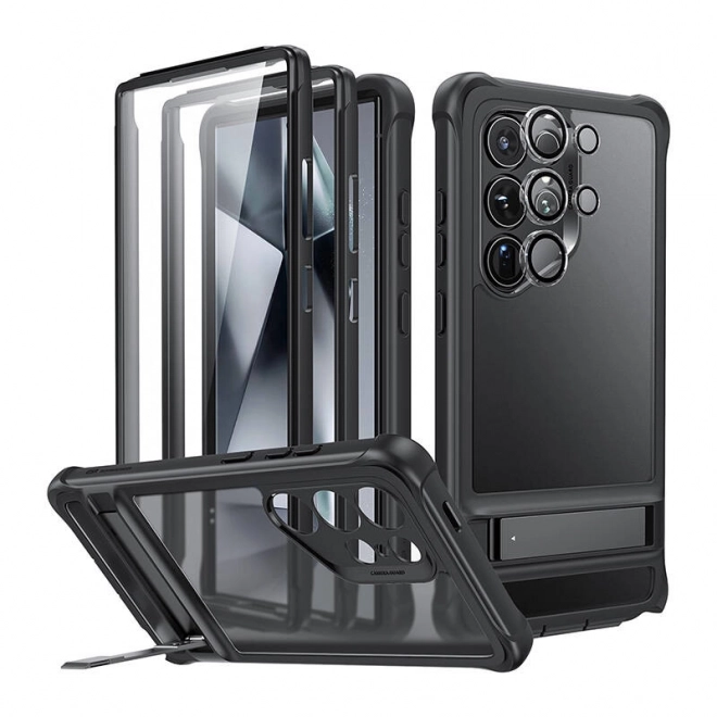 Ochranné puzdro ESR Armor Kickstand pre Samsung Galaxy S24 Ultra čierne