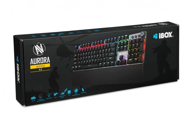 Herná Mechanická Klávesnica Aurora K-3