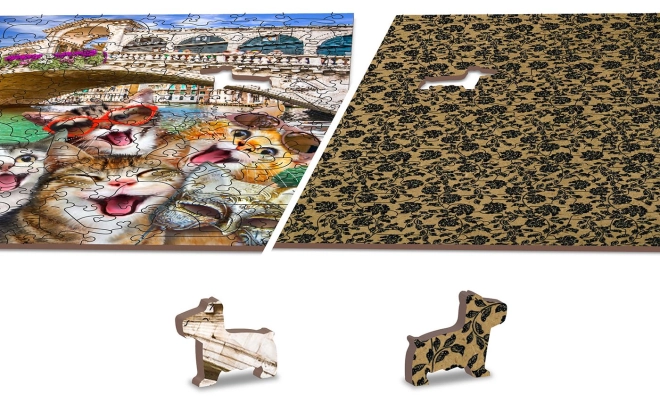 Obojstranné puzzle 2v1