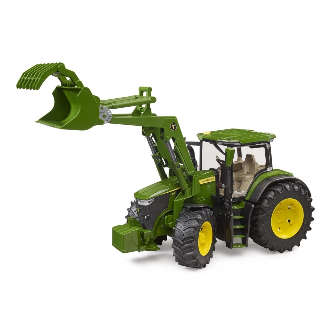 Bruder traktor John Deere s čelným nakladačom