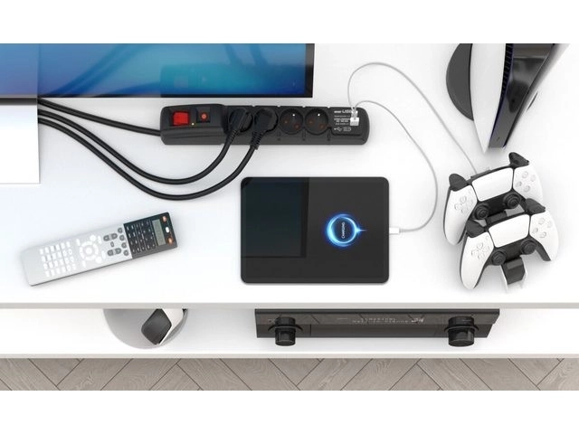 Zásuvková lišta s USB A+C 3m, 4x 230V s prepäťovou ochranou