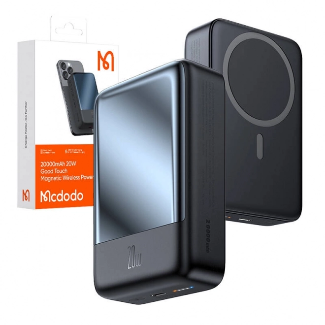 Magnetická powerbanka Mcdodo 20000mAh čierna