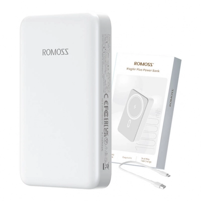 Romoss bezdrôtová powerbanka 10000mAh 20W biela