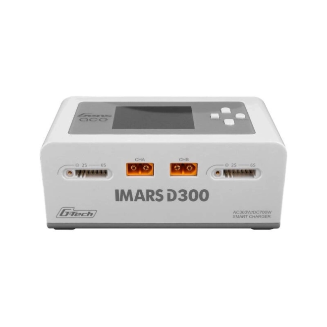 Inteligentná nabíjačka batérií Gens Ace iMars AC/DC 300W/700W biela