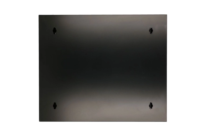 Nástenná dvojsekčná rack skriňa 6U 600x600 čierna