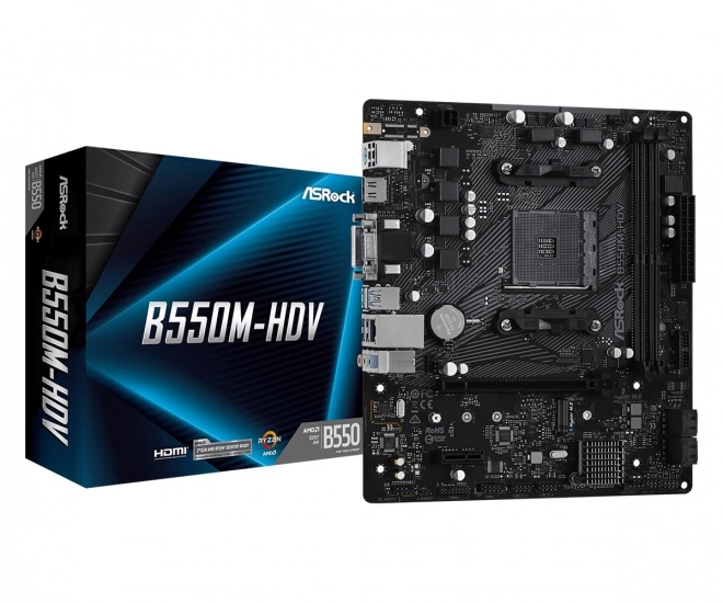 Výkonná základná doska ASRock B550M-HDV