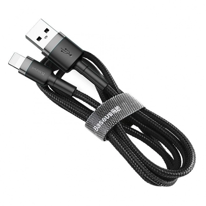 Baseus kábel USB Lightning 2 m šedo-čierny