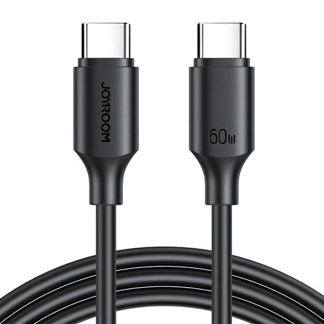 Joyroom nabíjací kábel USB-C 60W 1m čierny