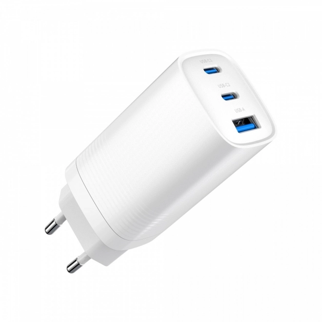 Nabíjačka PowerDelivery GaN 65W biela
