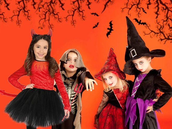 Kostým malá diabolica na Halloween