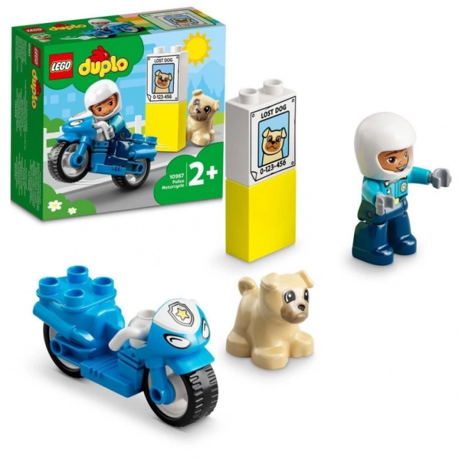 Policajná motorka LEGO DUPLO