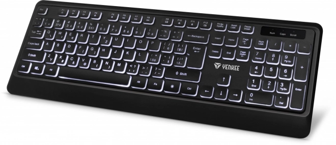 Podsvietená tichá klávesnica USB s nízkoprofilovými klávesmi