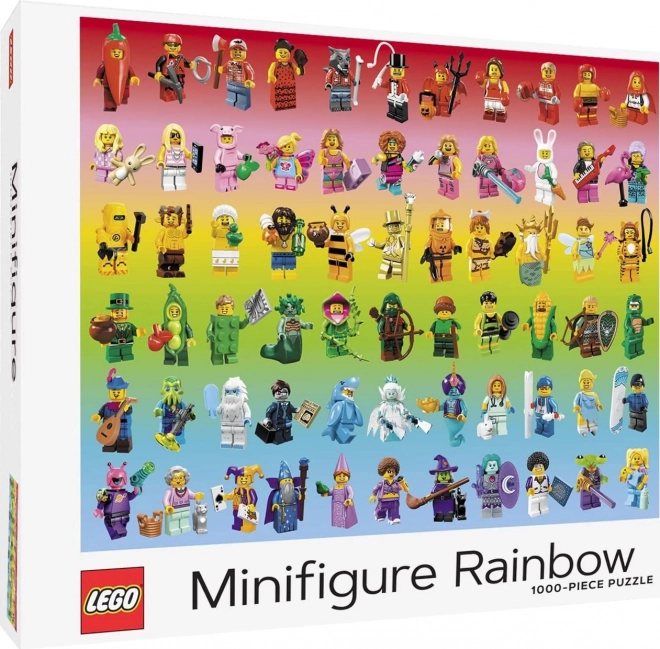 Puzzle LEGO Dúhove minifigurky 1000 dielikov