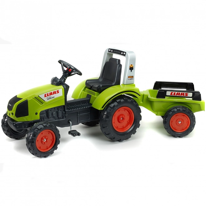 FALK Šliapací traktor Claas Arion 430 s ťažným zariadením