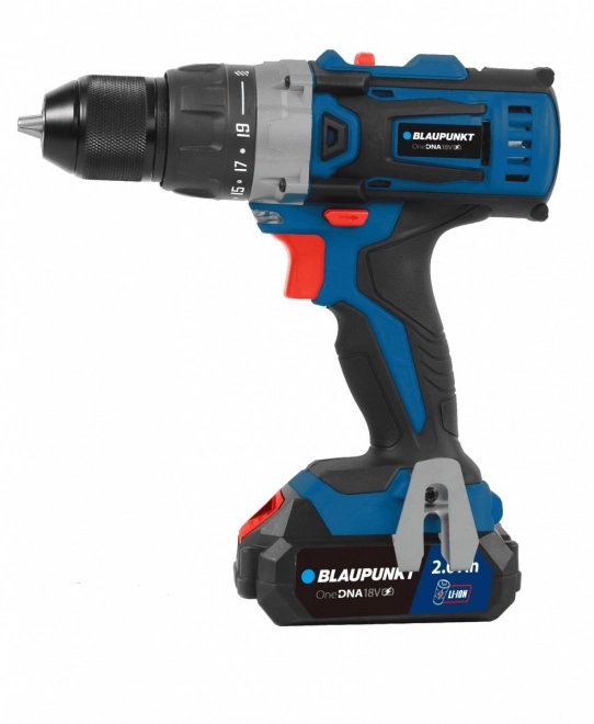 Bezdrôtová vŕtačka Blaupunkt 18V s 2 batériami a nabíjačkou