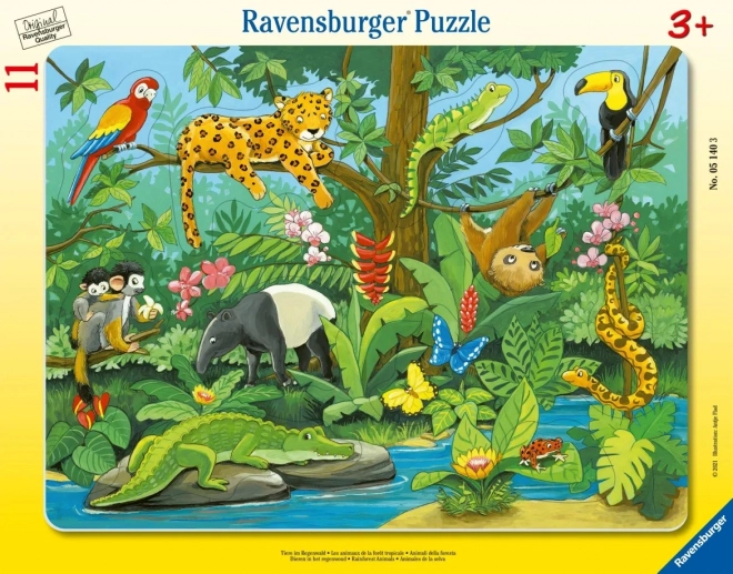 Ravensburger Vkladačka Zvieratká z Dažďového Pralesa