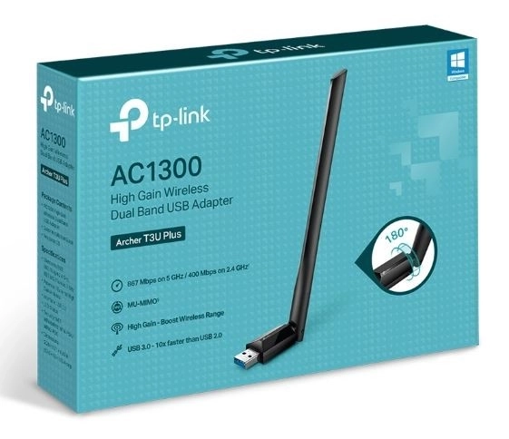 Bezdrôtová sieťová karta USB AC1300 Archer T3U Plus