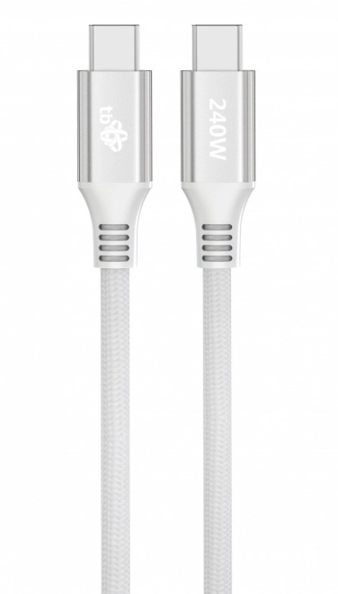 USB C - USB C kábel 1m biely