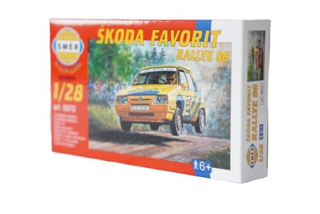 Škoda Favorit Rallye 96 stavebnica 1:28