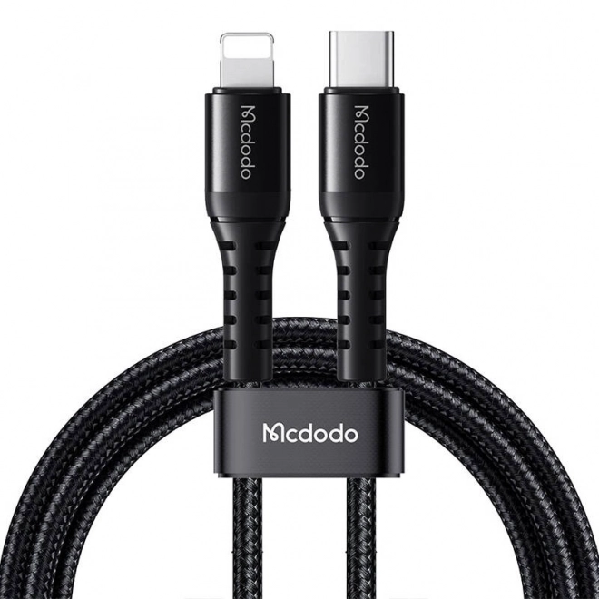 Kabel USB-C na Lightning McDodo 36W 0,2 m Čierny