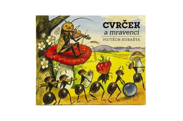 Kniha pre deti - Cvrček a mravce