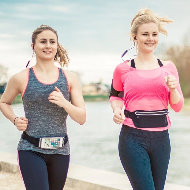 Bezdrôtové slúchadlá do uší Freedom Athletics II s mikrofónom čierna