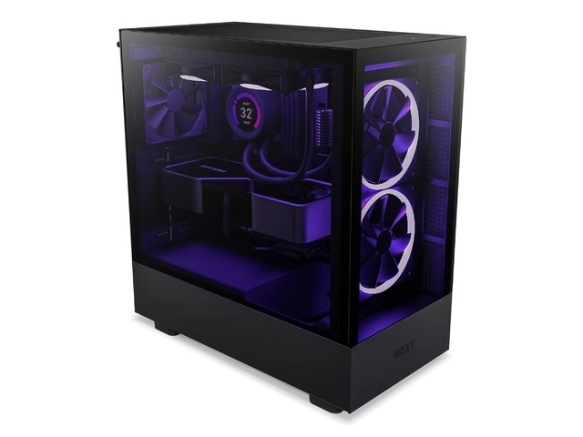 Počítačová skriňa nzxt h5 elite s priehľadným oknom čierna