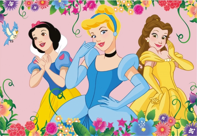 Puzzle Rozkvitnuté princezné 48 dielikov