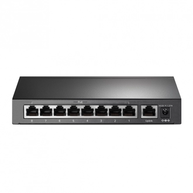 Prepínač TP-Link so 9 portami (8xPoE+)