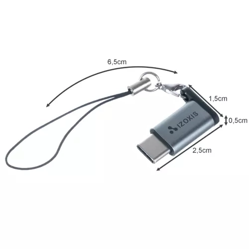 Adaptér USB-C - USB Micro B 2.0