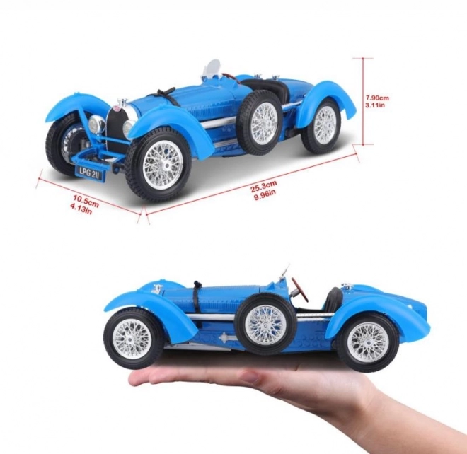 Bburago 1:18 Bugatti Type 59 Modrá