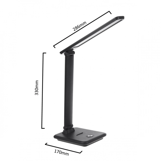 Stolová LED lampa Maclean 9W čierna