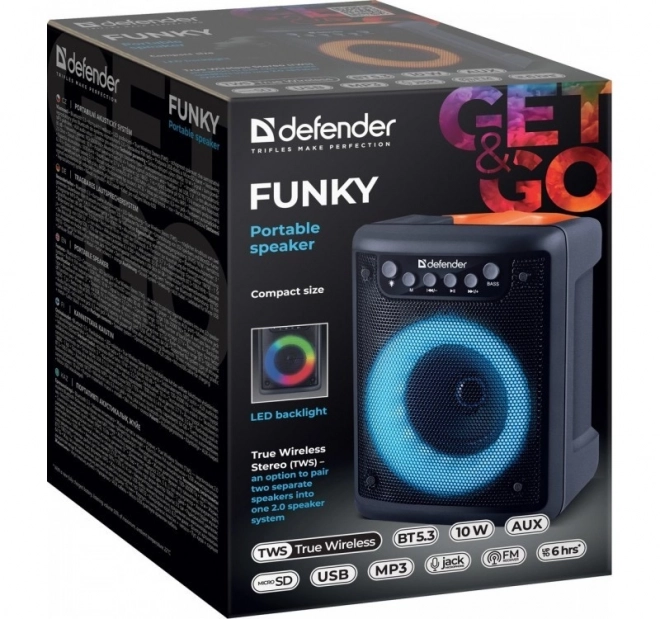 Prenosný bluetooth reproduktor Funky 10W