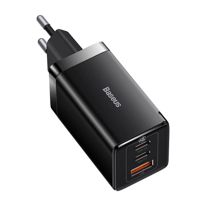 Nabíjačka Baseus GaN5 Pro 2x USB-C + USB 65W čierna