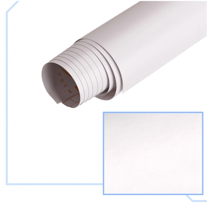 Matná biela samolepiaca fólia 1,52x28m