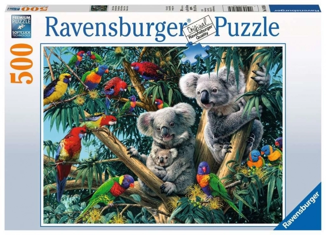 Puzzle Koaly na strome 500 dielikov