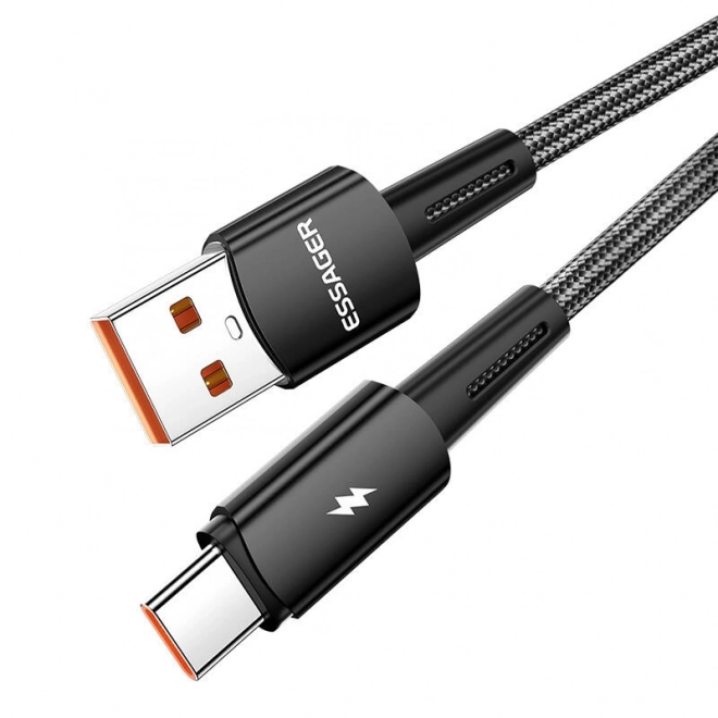 Essager kábel USB-A na USB-C 120W 2m čierny