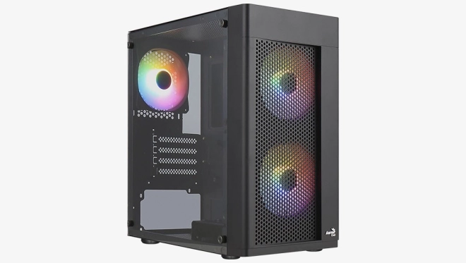 Mini Tower skriňa Hexform s RGB osvetlením
