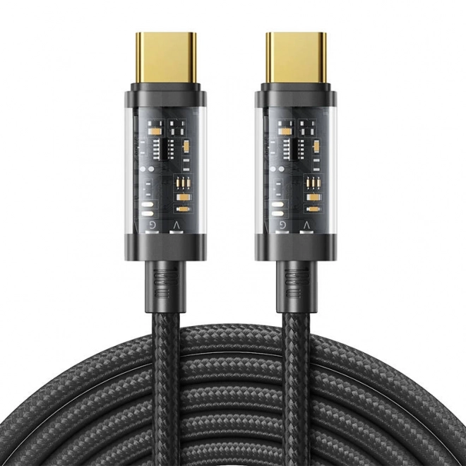 Kabel USB-C na USB-C 100W 2m čierny