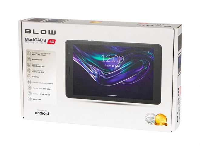Tablet BlackTAB8 4G LTE 8 palcov Čierny