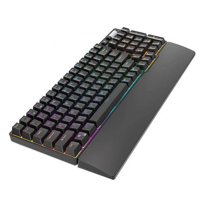 Bezdrôtová mechanická klávesnica Royal Kludge RK96 RGB s hnedým spínačom