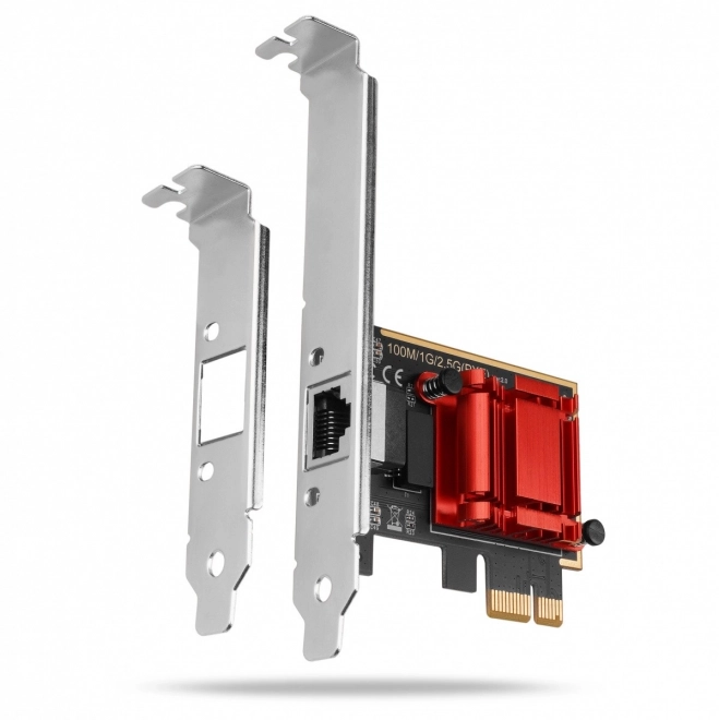 Rýchla sieťová karta AXAGON PCIe 2.5 Gigabit Ethernet