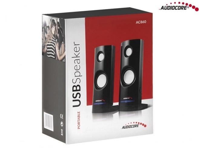 Kompaktné počítačové reproduktory Audiocore